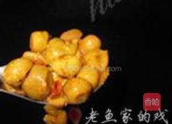 鸡皮果炒肉的做法图解5