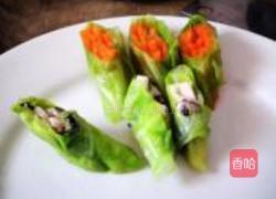 花色菜卷的做法图解12