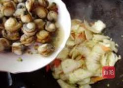 扇贝炒白菜的做法图解8