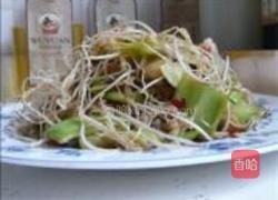 凉拌蒜须芥菜兜皮的做法图解6