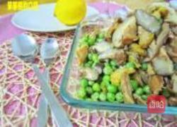豌豆香菇鸡片的做法图解7