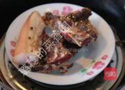 儿菜咸肉煲仔饭的做法图解2