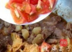 番茄土豆烩牛眼肉的做法图解11