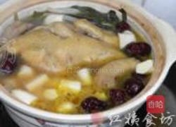 紫灵芝炖鸡的做法图解12