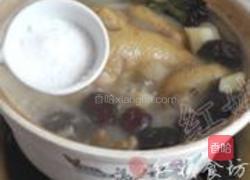 紫灵芝炖鸡的做法图解13