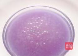 紫薯银耳西米露的做法图解7