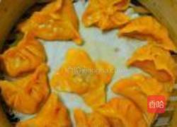 三色鸡腿菇猪肉饺的做法图解16