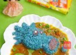 雪花豌豆咖喱饭的做法图解8