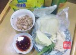 双丝拌馄饨的做法图解1