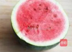 西瓜砂冰的做法图解1