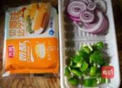 微波蒜香烤肉焗饭的做法图解3