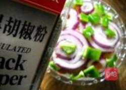微波蒜香烤肉焗饭的做法图解6