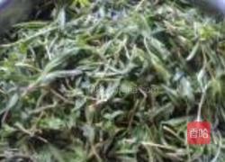 山菜猪肉水饺的做法图解1