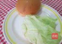 花生鸡肉汉堡的做法图解3