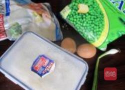 虾仁青豆蛋炒饭的做法图解1