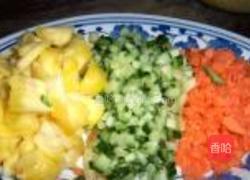 菠萝炒饭的做法图解2