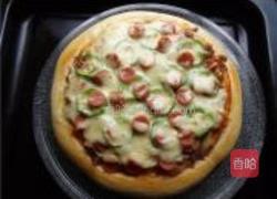 金枪鱼火腿pizz的做法图解15