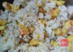 蛋包馒头炒饭的做法图解13