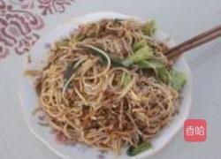 家庭炒面的做法图解8