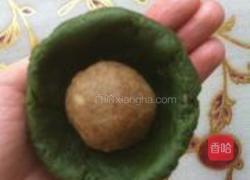抹茶红豆酥的做法图解16