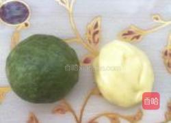 抹茶红豆酥的做法图解7