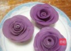 紫薯玫瑰花的做法图解7