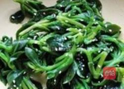 凉拌田七菜的做法图解4