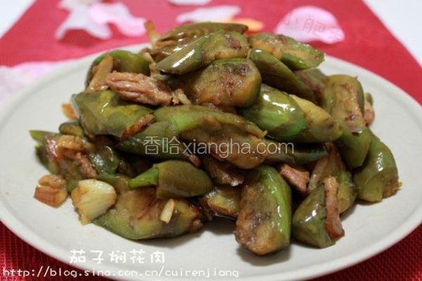 茄子焖花肉的做法 菜谱 香哈网
