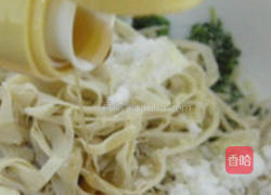 香菜拌百叶的做法图解4