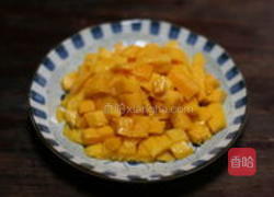 香芒西米布丁的做法图解1