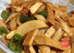 杏鲍菇烩香干的做法图解3