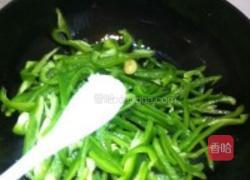 虾仁炒圆椒的做法图解4