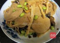 红烧素鸡毛豆的做法图解4