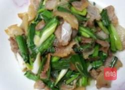 咸肉炒大蒜的做法图解1