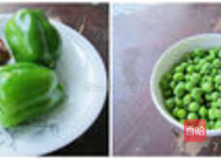 青豆炒腊肉的做法图解1