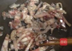 菠菜咸肉炒年糕的做法图解4