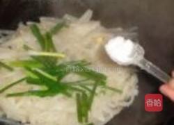 溜炒白萝卜的做法图解3