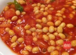 番茄烩黄豆的做法图解7