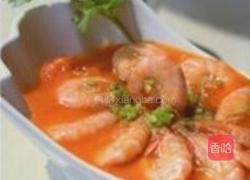 茄汁开胃虾的做法图解5