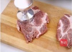 蒜香猪排饭的做法图解1
