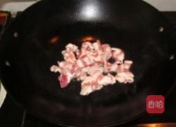 豆豉五花小炒秋葵的做法图解2