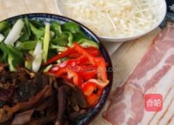 牛肝菌风味培根卷的做法图解1