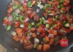 彩椒菠萝焗饭的做法图解2