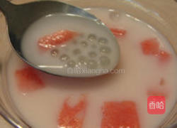 西瓜炼乳西米露的做法图解6