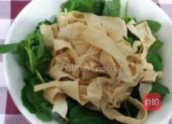 薄荷拌豆腐皮的做法图解3