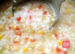 缤纷西瓜粥的做法图解3