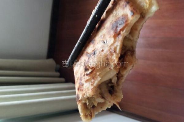 白菜香菇肉馅煎饼的做法_白菜香菇肉馅煎饼的