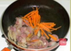 扁豆焖饭的做法图解3