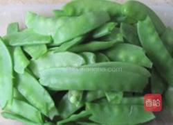 清炒豌豆扁的做法图解1