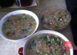 蔬菜干贝粥的做法图解6